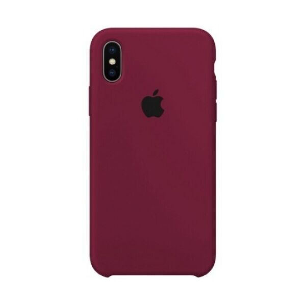 

Чехол Silicone Case для Apple iPhone X / XS Марсала Marsala