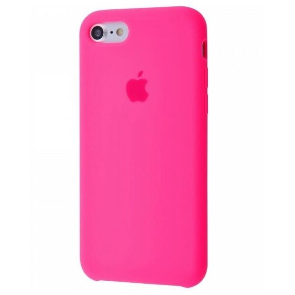 

Чехол Silicone Case для Apple iPhone 7/7S/8/SE 2020 Яркий розовый Shiny pink