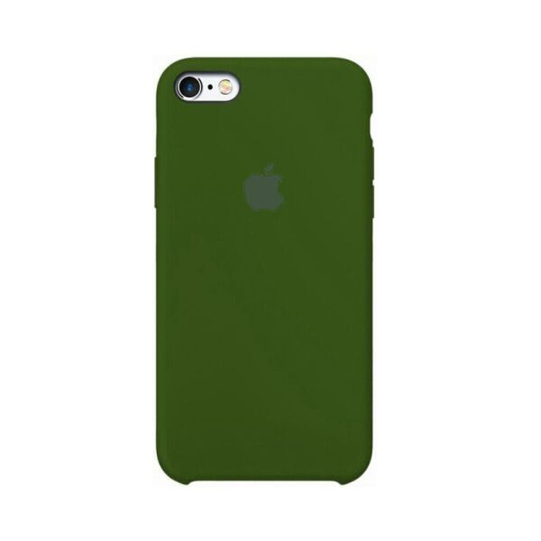 

Чехол Silicone Case для Apple iPhone 6/6S Зеленый Army green