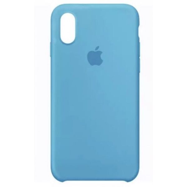 

Чехол Silicone Case для Apple iPhone X / XS Голубой Blue