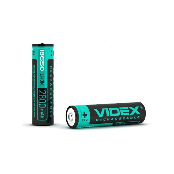 

Аккумулятор 18650 VIDEX 2800 mAh Li-ion С Защитой