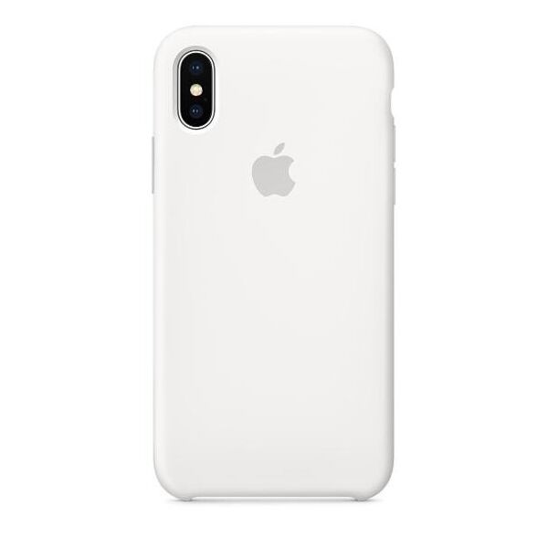 

Чехол Silicone Case для Apple iPhone X / XS Белый White