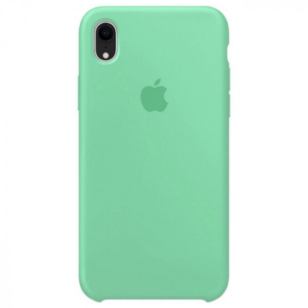 

Чехол Silicone Case для Apple iPhone XR Мятный Spearmint