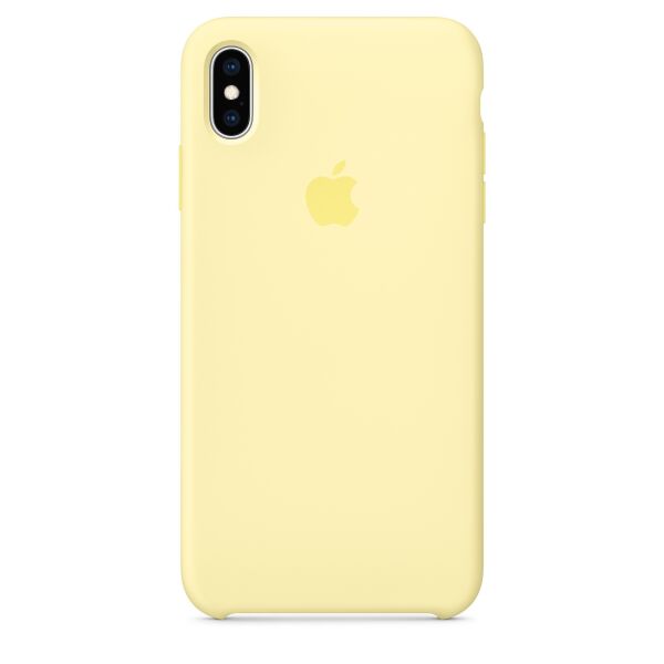 

Чехол Silicone Case для Apple iPhone X / XS Мягкий желтый Mellow yellow