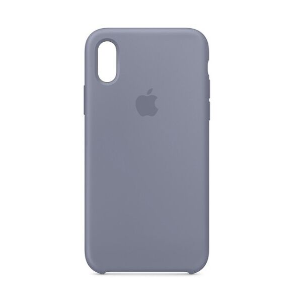 

Чехол Silicone Case для Apple iPhone X / XS Лавандовый серый Lavender grey
