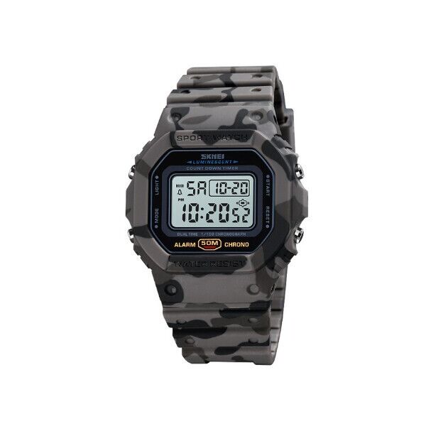 

Мужские часы Skmei 1628 Gray camo