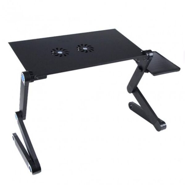 

Столик трансформер для ноутбука T8 подставка портативная с вентилятором Laptop Table T8