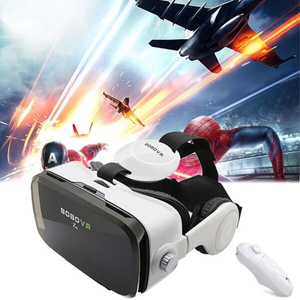 bobo Шлем 3D очки виртуальной реальности VR BOXBobo X4 PRO виар очки для телефонас пультом управления и наушниками