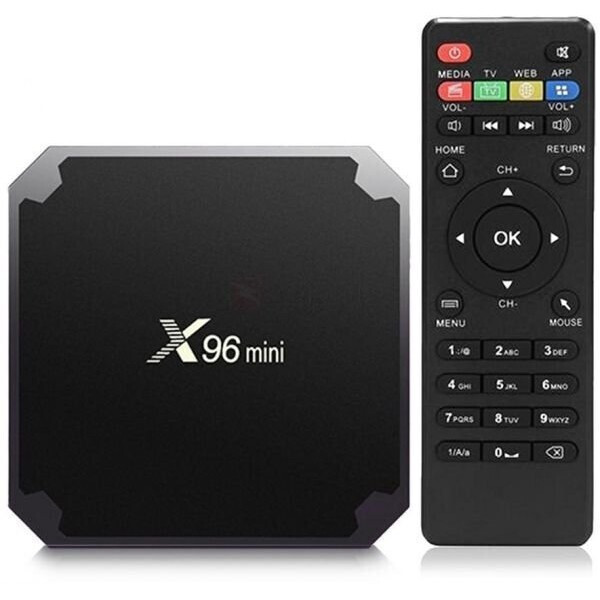 

Приставка смарт тв бокс smart tv box x96 mini 2Гб/16Гб андроид 7.1.2 черный 4K