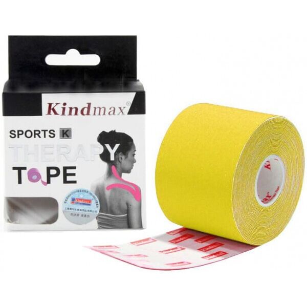 

Кинезио тейп Kindmax 5см х 5м Желтый