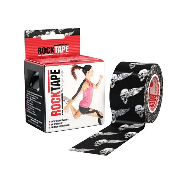 

Кинезио тейп RockTape Design (5см х 5м) Черный череп