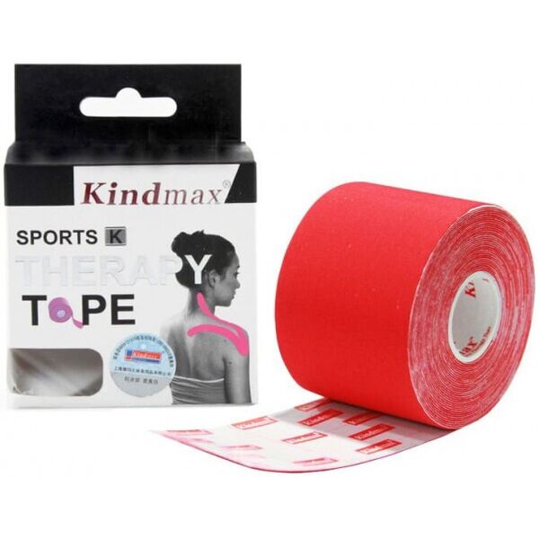 

Кинезио тейп Kindmax 5см х 5м Красный