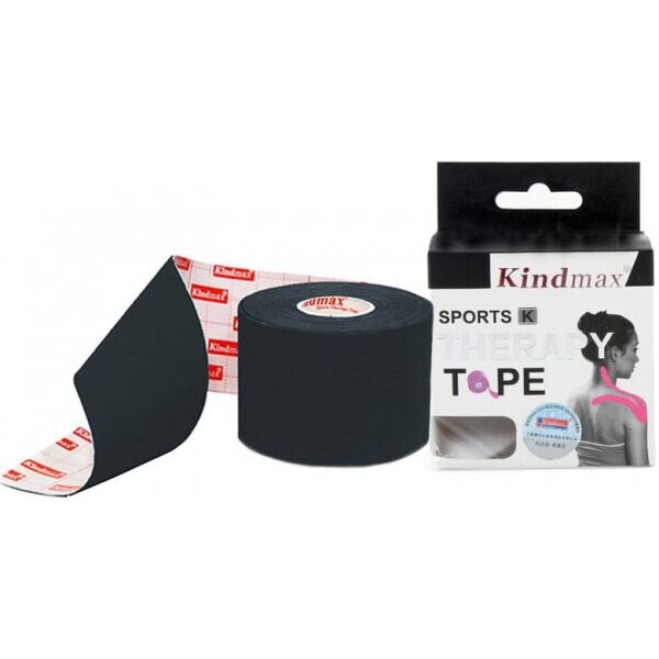 

Кинезио тейп Kindmax 5см х 5м Черный
