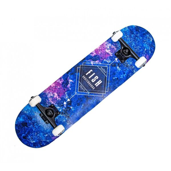 

Скейтборд Fish Skateboards деревянный с рисунком 31", "Blue Rhombus"
