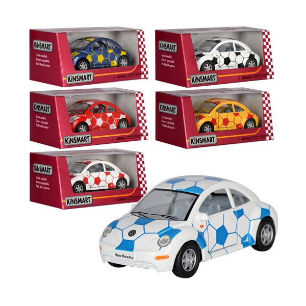 

Машина металлическая Kinsmart «Volkswagen new Beetle Soccer»(KT5028WR)