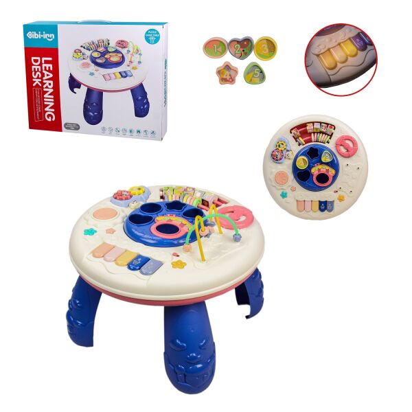 

Игровой центр столик звук, свет 37*37*26см(648A-60)