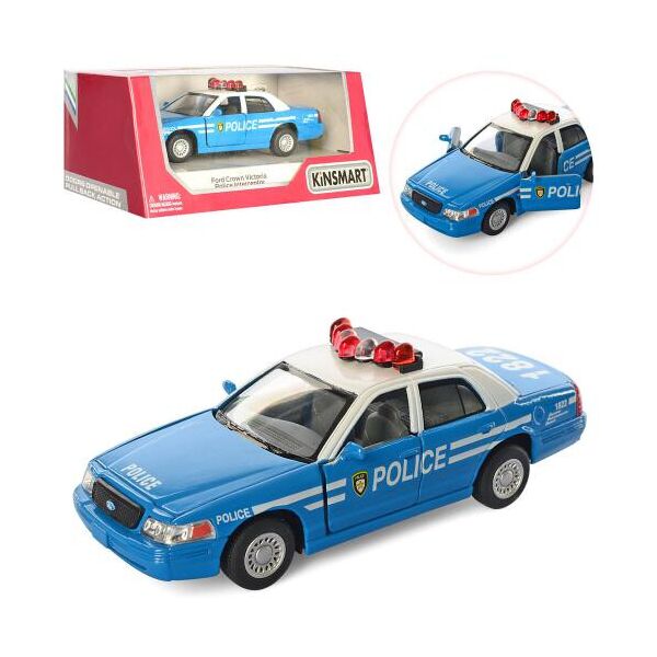 

Машина полицейская «Kinsmart» «FORD CROWN VICTORIA POLICE»(KT5342AW)