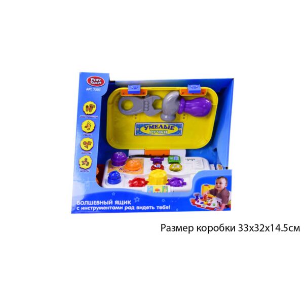 

Музыкальная развивающая игрушка «Умелые ручки» на батарейках(7307)