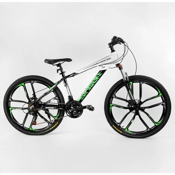 

Велосипед Спортивный CORSO «Spider» 26" дюймов 32873 зеленый 04759
