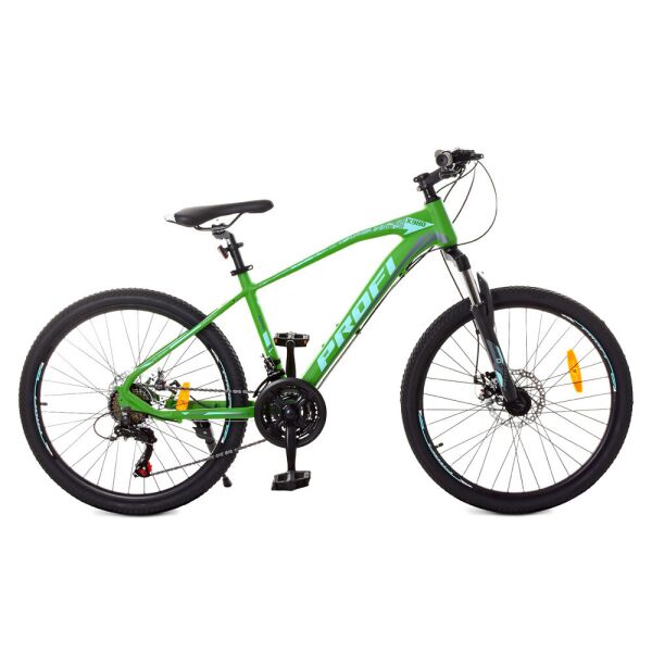 

Велосипед 24 д. G24VELOCITY A24.1 зеленый SHIMANO 21SP