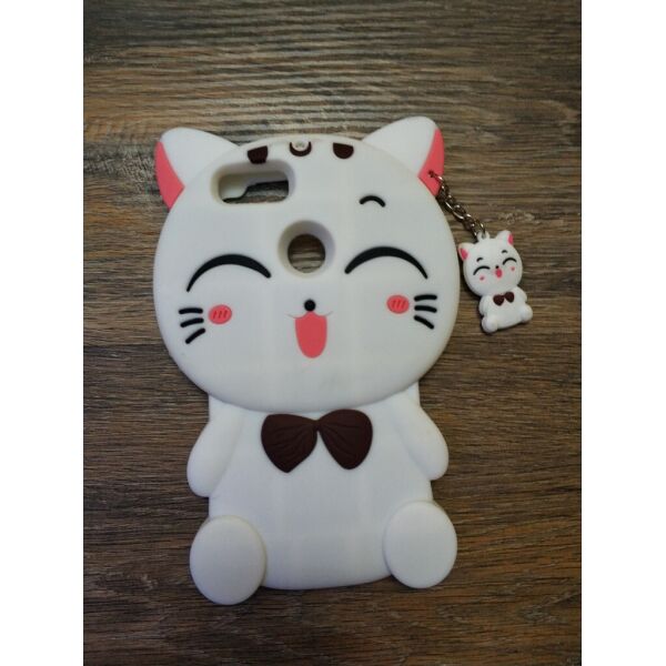 

Объемный 3d чехол Candy для Xiaomi Mi A1 Кошечка белая