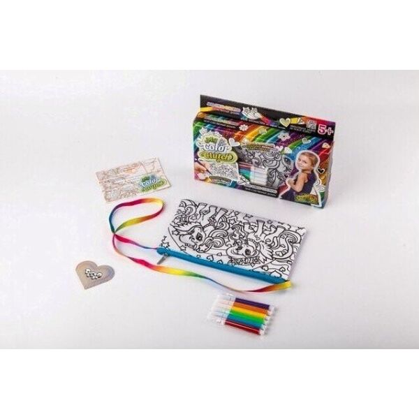 

Комплект креативного творчества My Color Clutch клатч-пенал-раскраска (18) c фломастеры 7461 (2400662458016)
