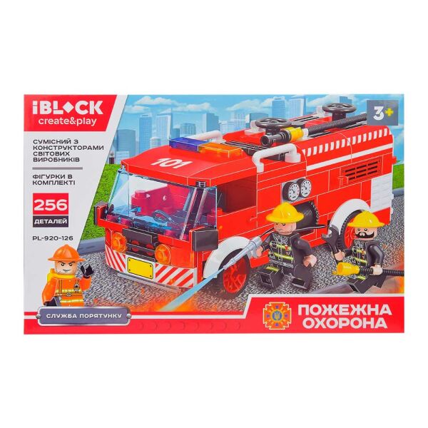

Конструктор ПОЖАРНАЯ IBLOCK PL-920-126 (256 дет., В коробке) (2000904136131)