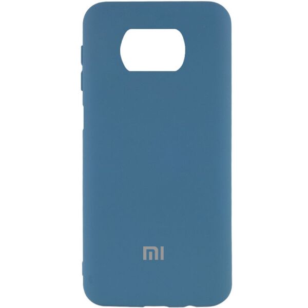 

Чехол Silicone Cover My Color Full Protective (A) для Xiaomi Poco X3 Pro Синий / Navy blue (165934)