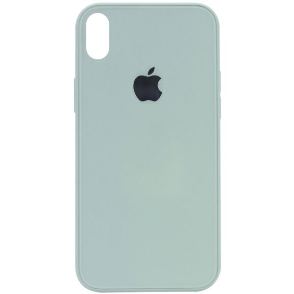 

TPU+Glass чехол GLOSSY Logo Full camera для Apple iPhone X / XS (5.8") Мятный (165448)