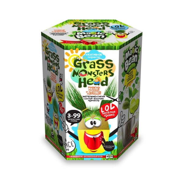 

Набор креативного творчества GRASS MONSTERS HEAD укр. (2000903433736)