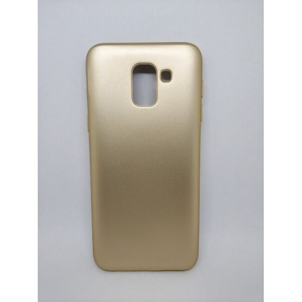 

Силиконовый чехол бампер Candy для Samsung J6 2018 Candy case Золотой
