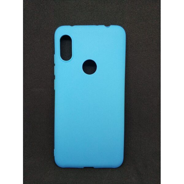 

Силиконовый чехол бампер Candy для Xiaomi Redmi Note 6 Pro Candy case Голубой