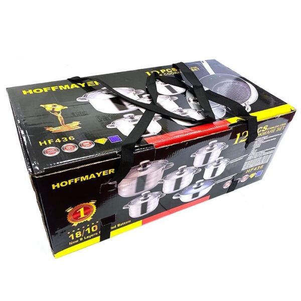 

Набор кастрюль HOFFMAYER HF436 12 предметов