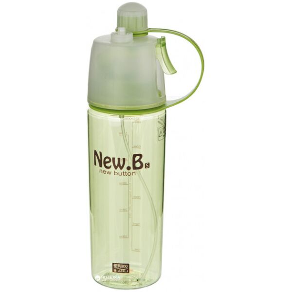 

Спортивная бутылка для воды с распылителем New.B 600 ml Зеленый