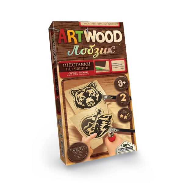 

Комплект креативного творчества ARTWOOD подставки под чашки мини (2000902338582)