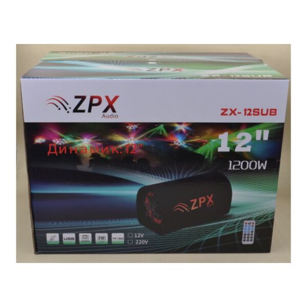 

Автомобильный Сабвуфер ZX 12 Cm 1200W