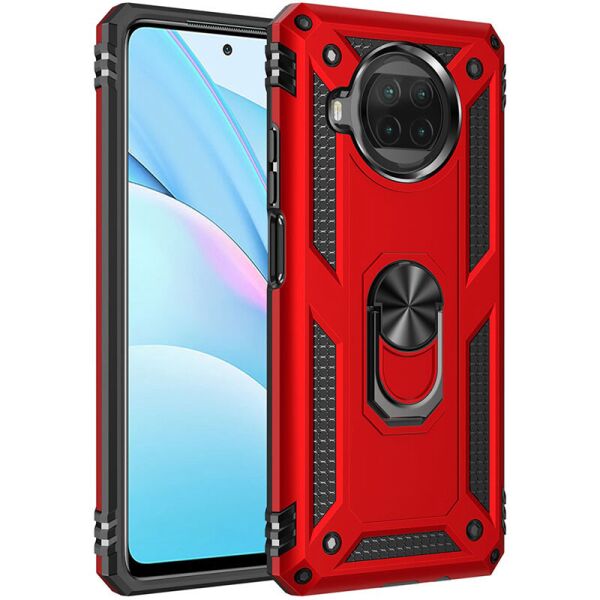 

Ударопрочный чехол Serge Ring for Magnet для Xiaomi Mi 10T Lite Красный (164410)