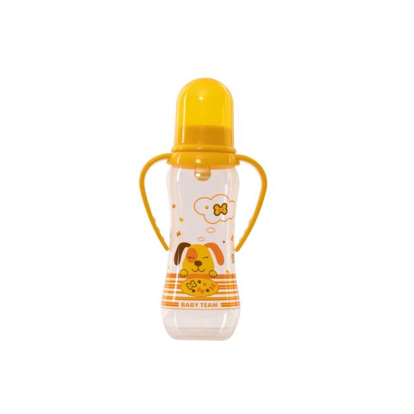 

Бутылка с латексной соской и ручками, 250 мл, 0+, 1311 BABY TEAM (2000903794349)
