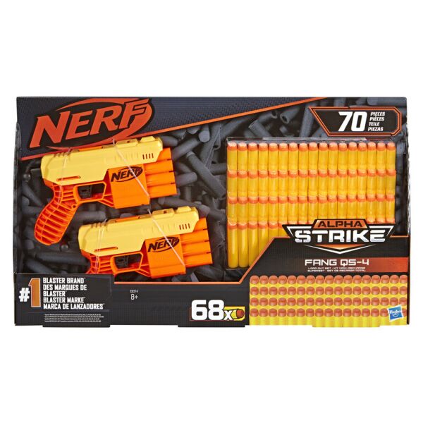 

Бластер игрушечный Фанг Лоад Сет серии Альфа Забастовка E8314 NERF (5010993634743)