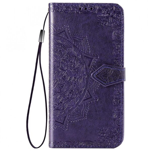 

Кожаный чехол (книжка) Art Case с визитницей для Xiaomi Poco M3 Фиолетовый (166041)