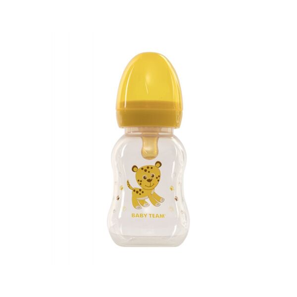 

Пляшка з латексної соскою, 125 мл, 0 +, 1300 жовтий BABY TEAM (2000903794301)