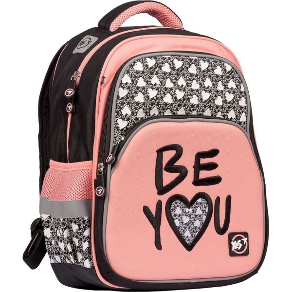 

Рюкзак YES S-40h "Be YOU" черный/розовый (558553)