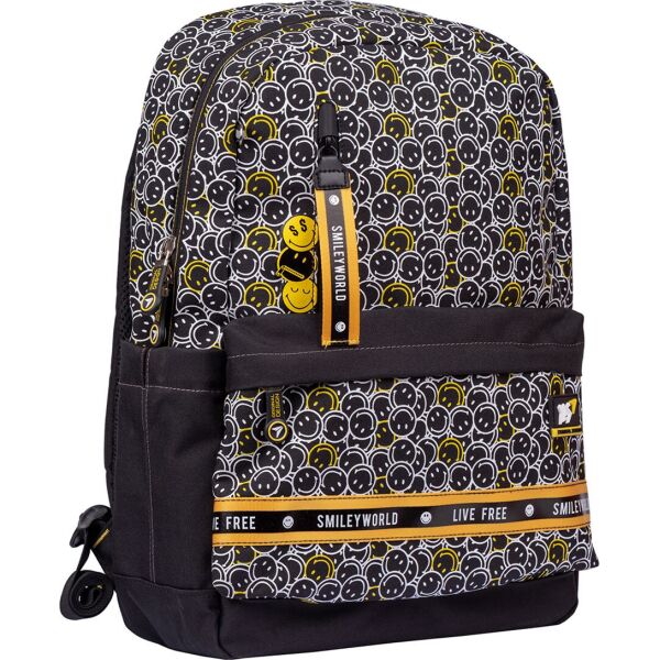 

Рюкзак YES S-56 "Smiley World.Black&Yellow" черный (554561)