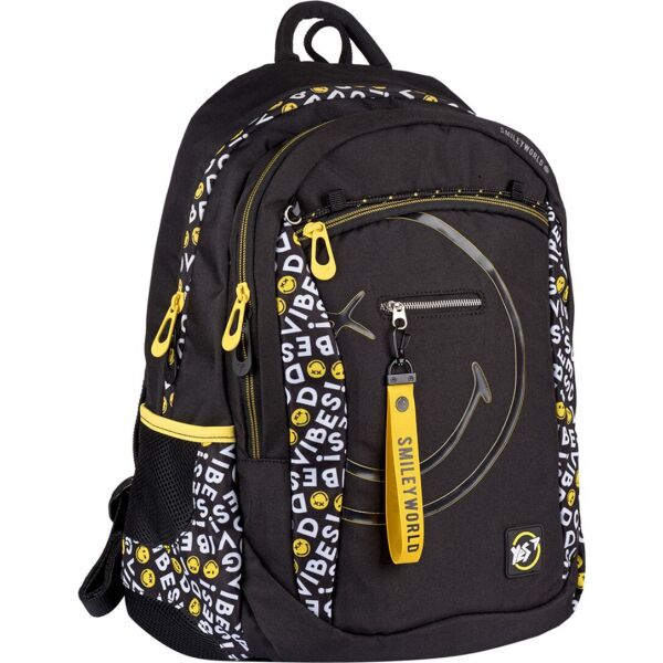 

Рюкзак YES T-121 "Smiley World.Black&Yellow" черный (552511)
