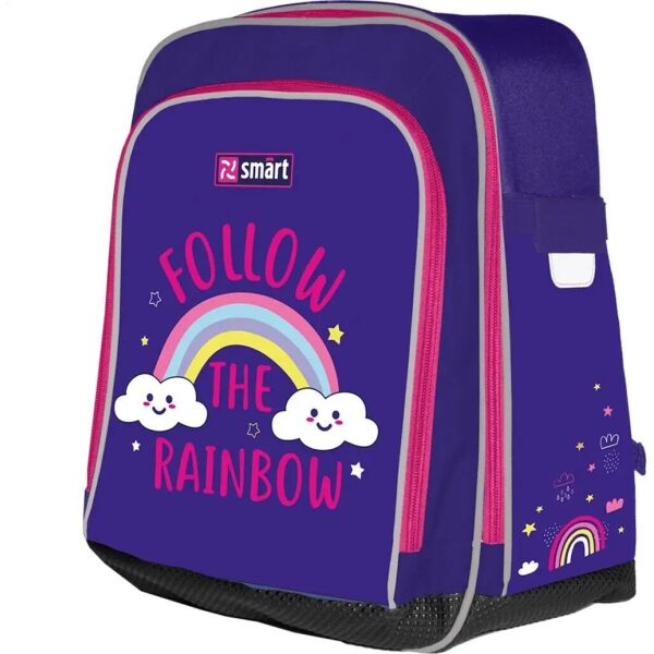 

Рюкзак школьный SMART H-55 "Follow the rainbow" фиолетовый (558039)