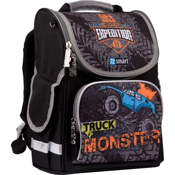 

Рюкзак школьный каркасный SMART PG-11 "Monster Truck" черный (557020)