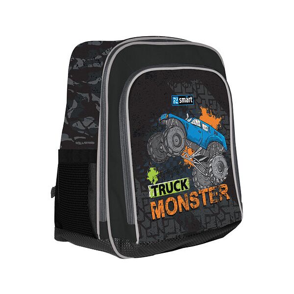 

Рюкзак шкільний SMART H-55 Monster Truck, чорний (558026)