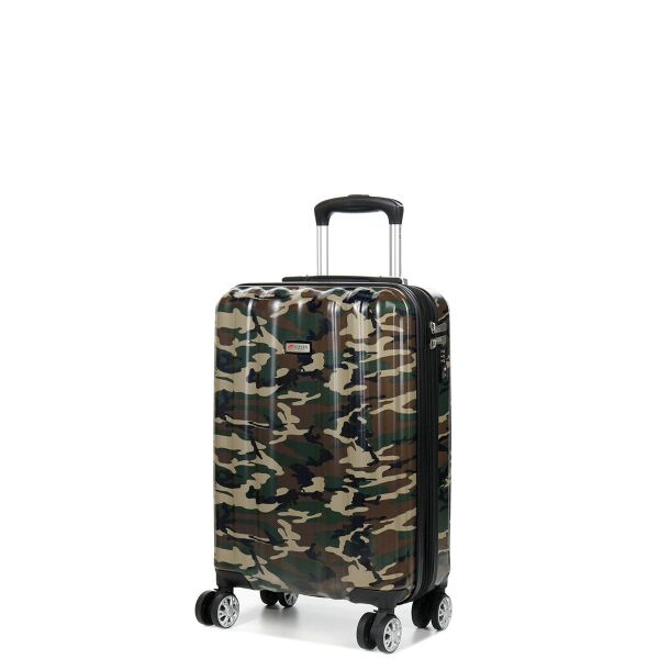 

Чемодан Малый (S) Поликарбонат под Ручную кладь Airtex 960 Camo 35 л 54x35x20 см Милитари хаки