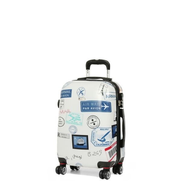 

Чемодан Малый (S) Поликарбонат под Ручную кладь Airtex 809 Stamp 44 л 54x35x23 см Разноцветный