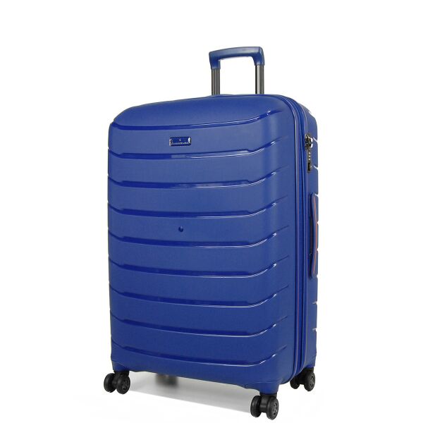 

Чемодан дорожный Большой (L) Полипропилен Snowball 61303 "Cologne" 92,5 л 75х49x28 см Синий